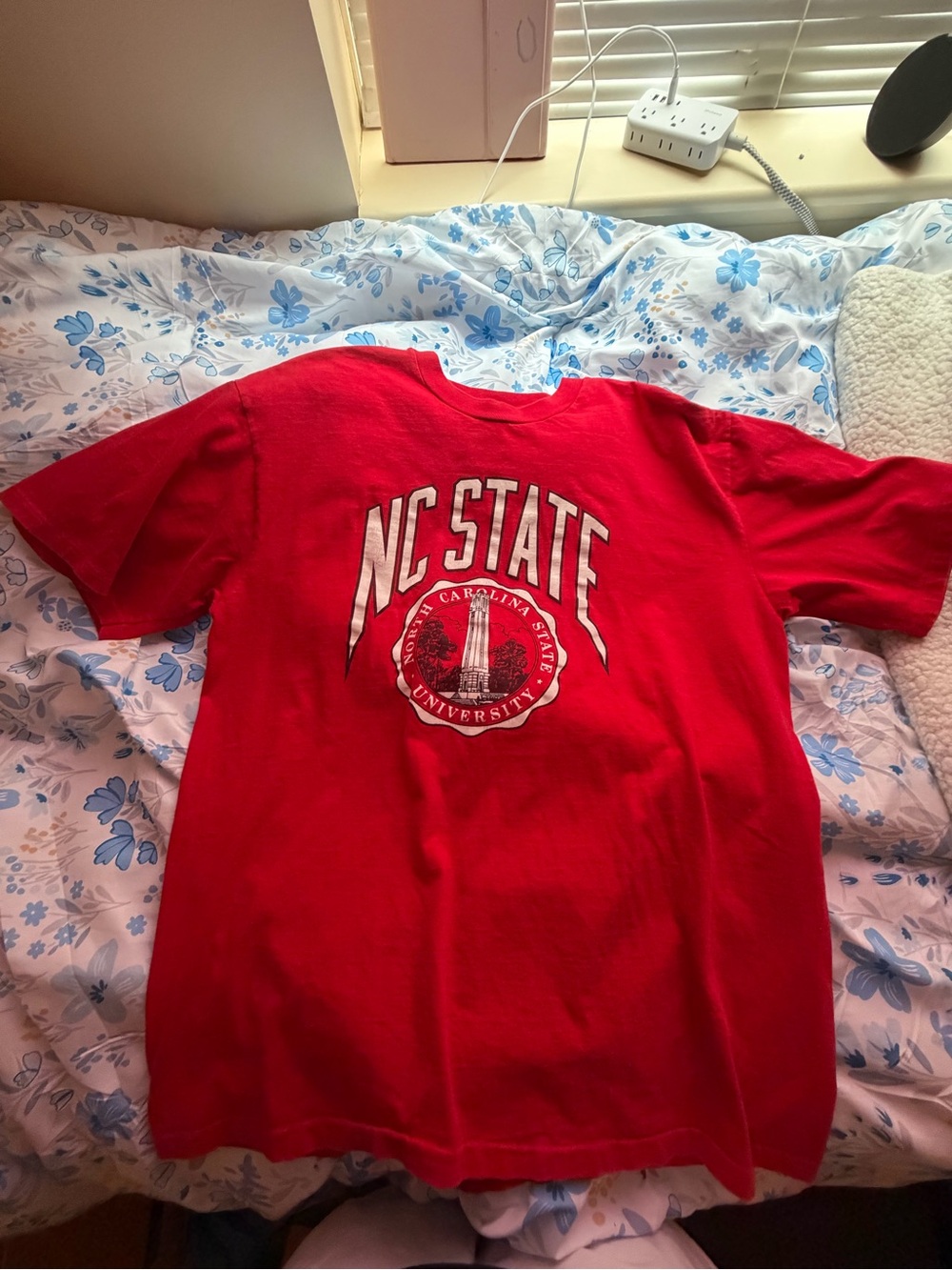 STATE Red NC State University Graphic Tee